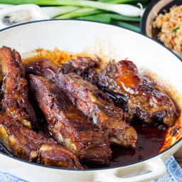 Sticky, Slow-Cooked Pork Ribs