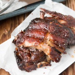 Sticky Slow Cooker Ribs