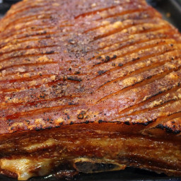 Sticky slow-roast belly of pork