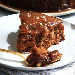 Sticky Toffee Whole-Wheat Date Cake