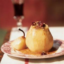 Stilton-Stuffed Baked Pears