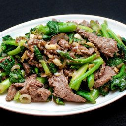 Stir-Fried Beef With Chinese Broccoli