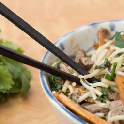 Stir-fried Beef with Oyster Sauce and Rice Noodles