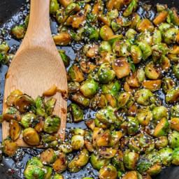 Stir-fried Brussels Sprouts