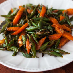 Stir Fried Carrot And Green Beans Recipe