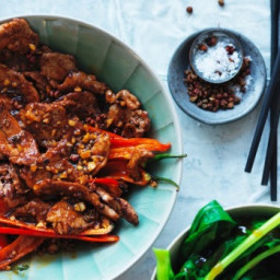 Stir-fried chilli pork with Sichuan pepper recipe