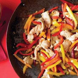 Stir-Fried Honey-Ginger Chicken with Peppers