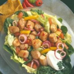 Stir-Fried Southwestern Pork Salad