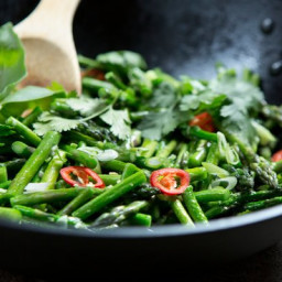 Stir-Fried Spicy Asparagus