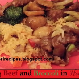 Stir-Fry Beef and Broccoli in Hoisin Sauce