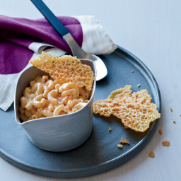 Stovetop Mac and Cheese with Cheese Crisps