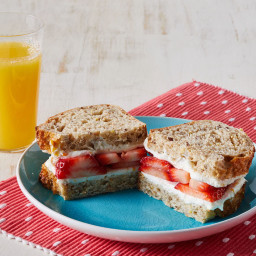 Strawberries and Cream Sandwich