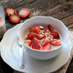 Strawberries & Cream Breakfast Quinoa
