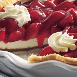 Strawberries & Cream Pie.