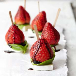 Strawberry and Brie Bites