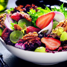 Strawberry and Pecan Salad