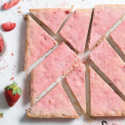 Strawberry and Rosemary Shortbread