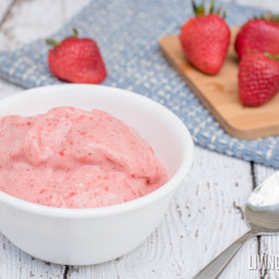 Strawberry Banana Ice Cream in 3 Minutes (Dairy-Free Option)