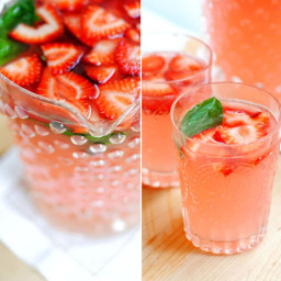 Strawberry Basil Margaritas
