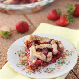 Strawberry Basil Pie