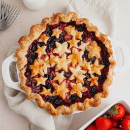 Strawberry Blueberry Pie