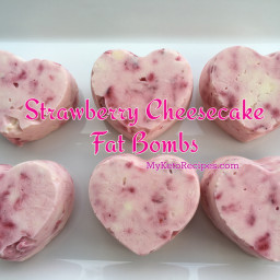 Strawberry Cheesecake Fat Bombs For the Keto Diet