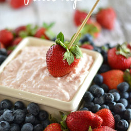 Strawberry Cheesecake Fruit Dip
