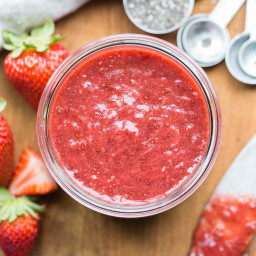 Strawberry Chia Jam (Paleo + Vegan)