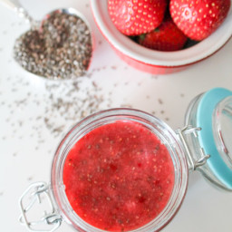 Strawberry Chia Seed Jam – Vegan & Gluten Free
