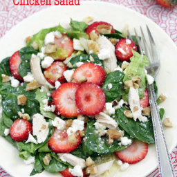 Strawberry, Chicken and Feta Salad