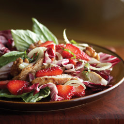 Strawberry Chicken Fennel Salad
