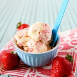 Strawberry Clotted Cream Ice Cream