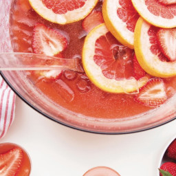 Strawberry, Grapefruit, and Chamomile Brunch Punch