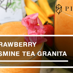 Strawberry Jasmine Tea Granita