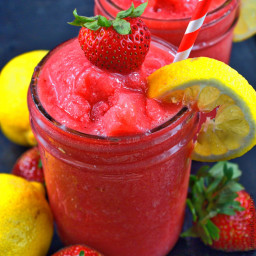 Strawberry Lemonade Vodka Slush