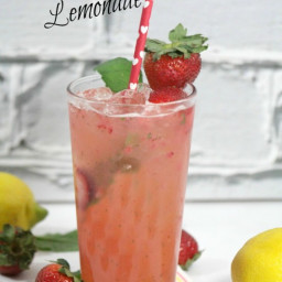 Strawberry Mint Lemonade