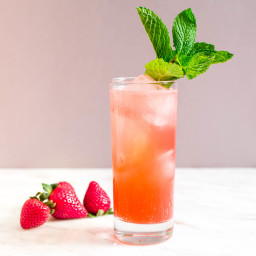 Strawberry-Mint Sparkler