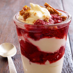 Strawberry-Pretzel Trifles
