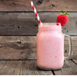 Strawberry Protein Yogurt Smoothie