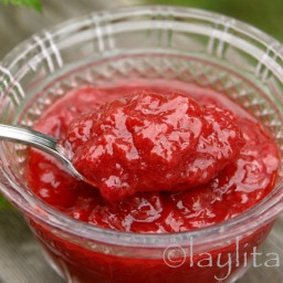 Strawberry rhubarb sauce or compote – Laylita’s Recipes