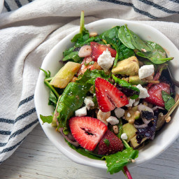 Strawberry Salad with Simple Vinaigrette