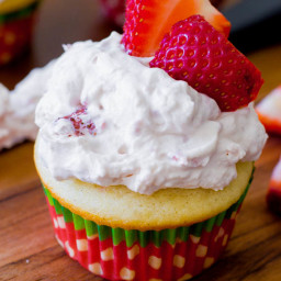 Strawberry Shortcake Cupcakes