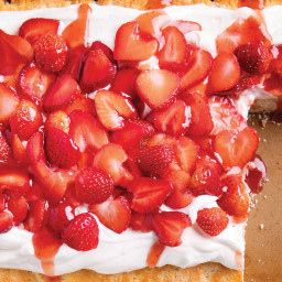 Strawberry Shortcake Sheet Cake