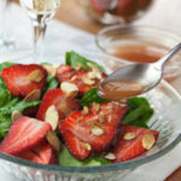 Strawberry Spinach Salad with Champagne Dressing  Recipe