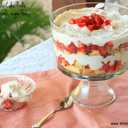 Strawberry & Vanilla Cake Trifle