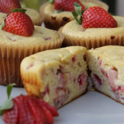 Strawberry Vanilla Muffin