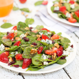 Strawberry Walnut Salad with Poppy Seed Dressing