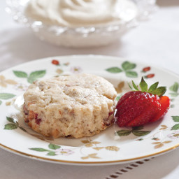 Strawberry–Toasted Almond Scones