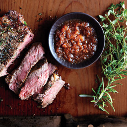 Strip Steak with Japanese Dipping Sauce