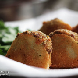 Stuffed and Fried Potato Wedges | Mbatan Batata